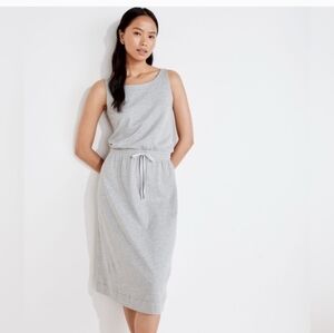 Haven Well Within Organic Cotton Interlock Dress medium gray organic cotton